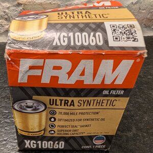 Engine Oil Filter, Ultra Synthetic Fram XG10060, New w/box